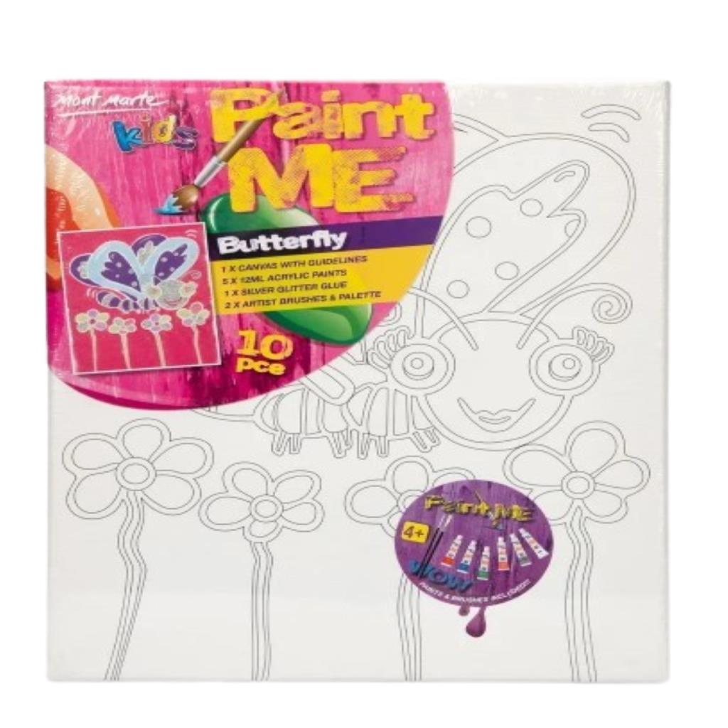 Mont Marte Kids Paint Me Set 10pc - Butterfly