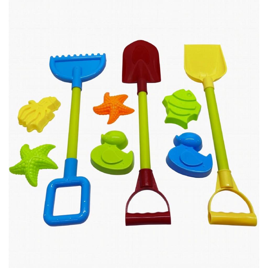 Sand Shovel Set - Kids Beach Sand Tool Set with Long Handles