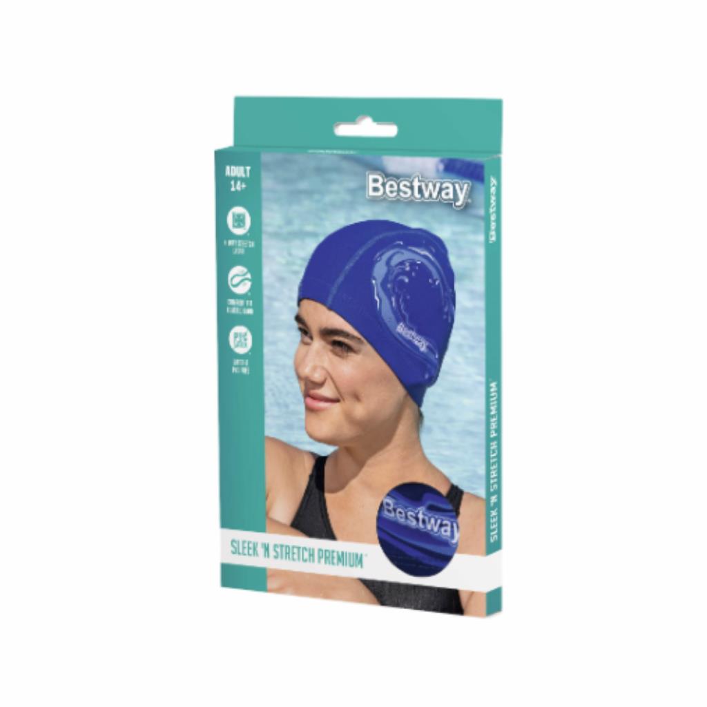 Bestway Textile Swimming Cap Sleek ‘N Stretch Premium