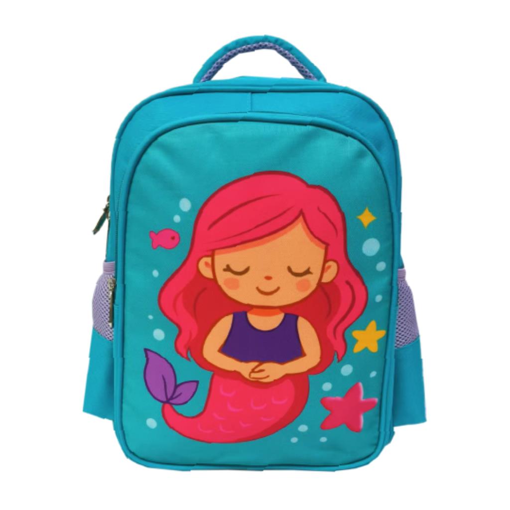 Mermaid School Backpack - 14 Inch