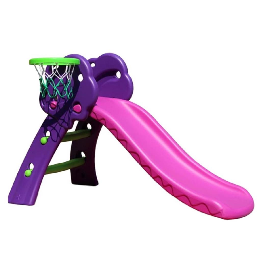 زحليقة الأطفال باللون الوردي والبنفسجي