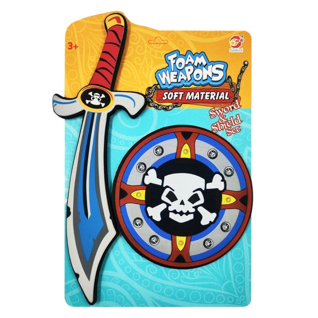 Foam Pirate Sword & Shield Set