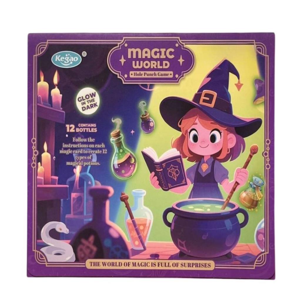 Magic World Glow-in-the-Dark Potion Kit – 12 Bottles Kids Experiment Game