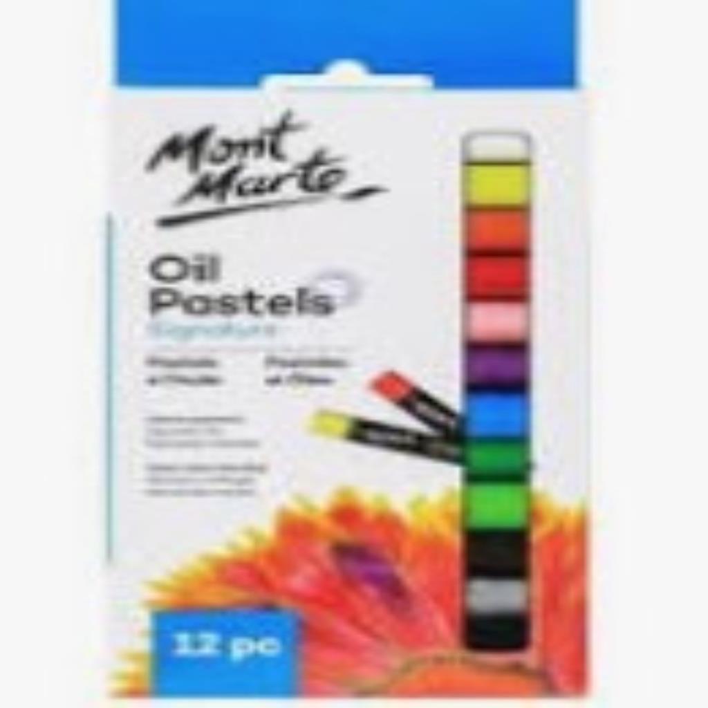 Mont Marte Oil Pastels 12pc
