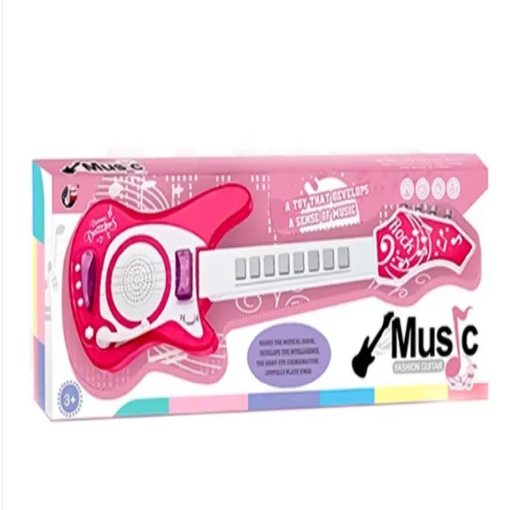جيتار موسيقي للأطفال – إضاءة وصوت (59 سم)