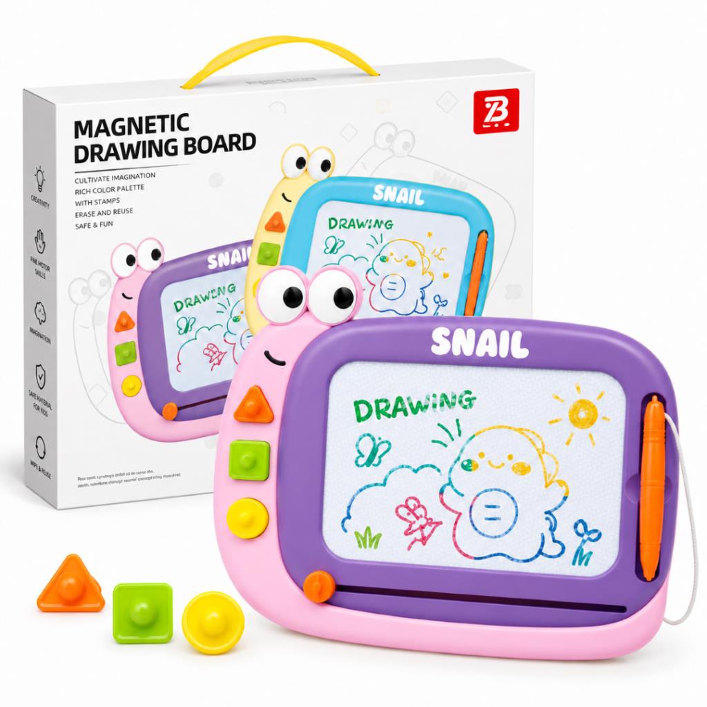 Snail Magnetic Drawing Board for Kids