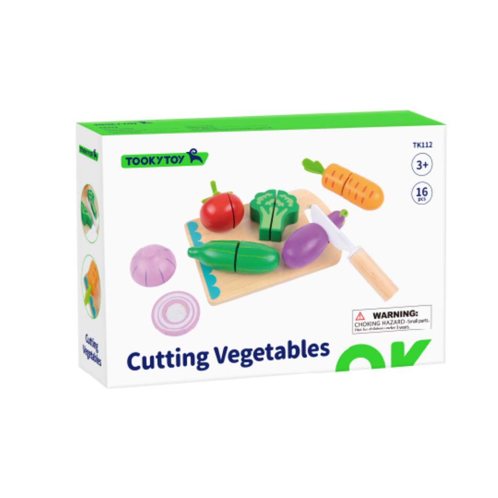 Tooky Toy Wooden Cutting Vegetables