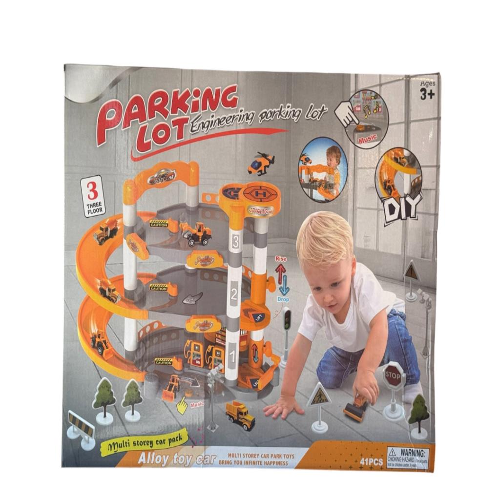 DIY Multi-Storey Police Parking Garage Playset