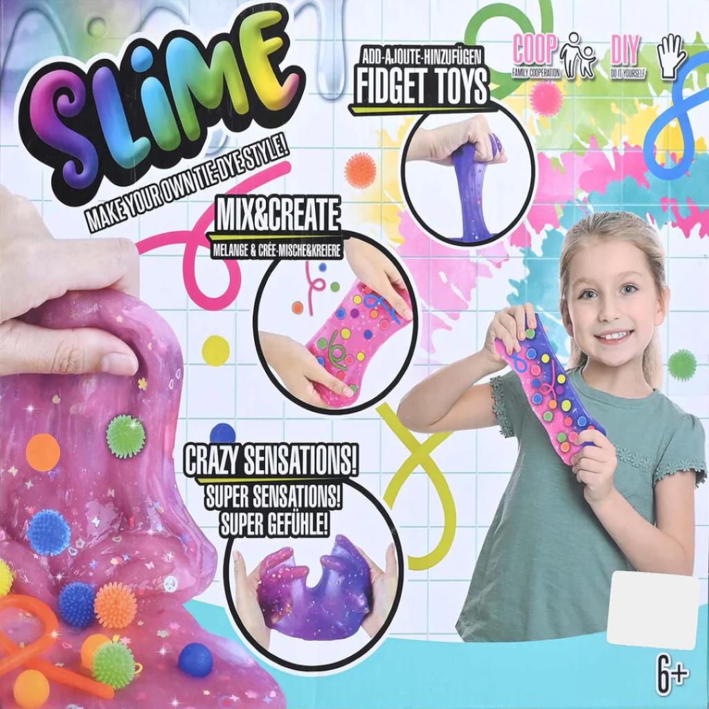 DIY Slime Tie-Dye Fidget Toy Set