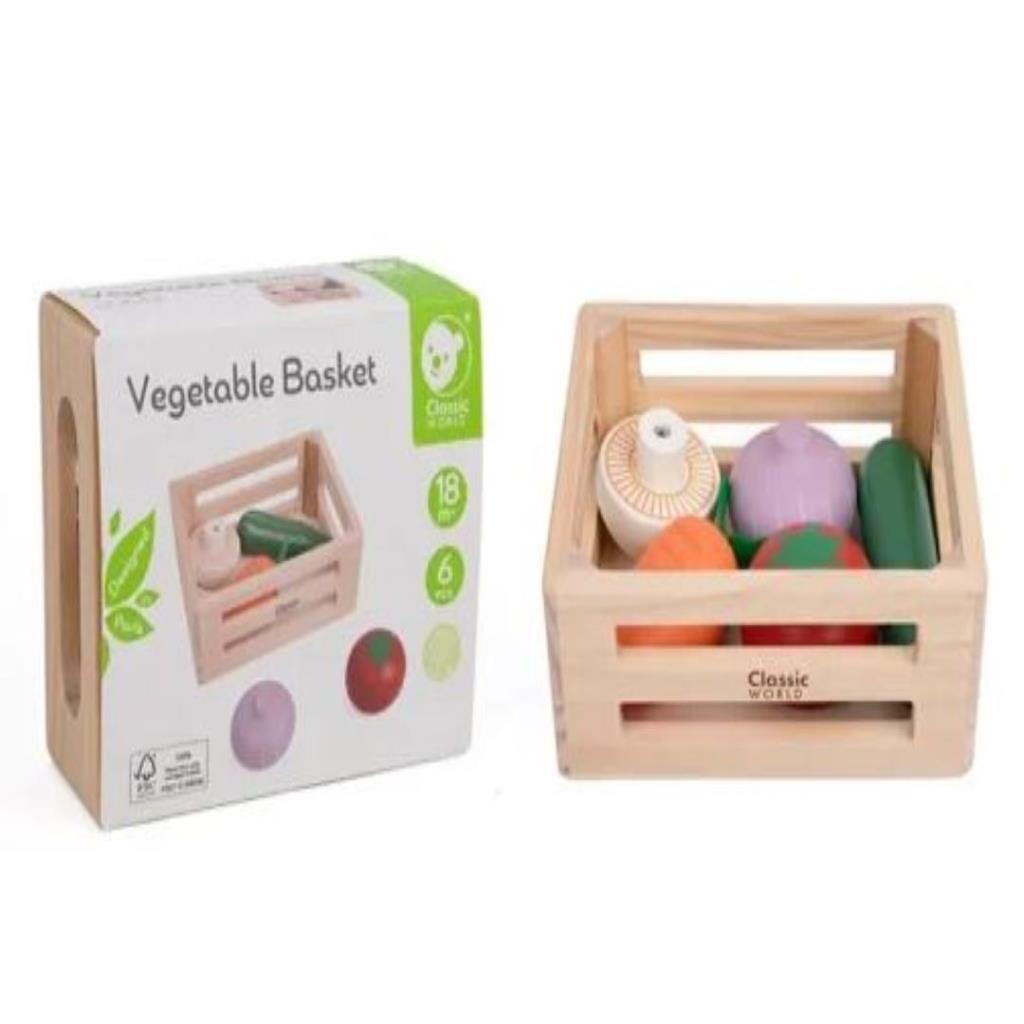 Wooden Vegetable Basket