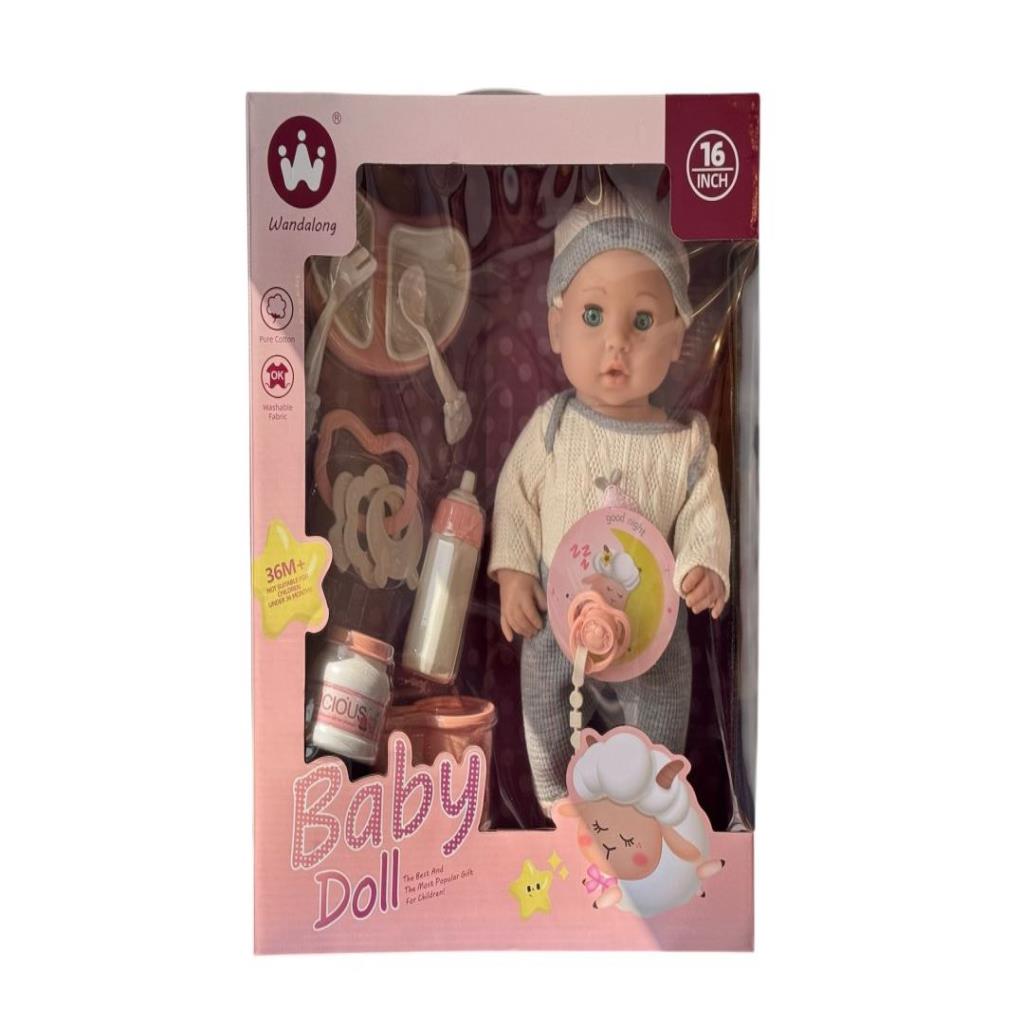 Wandalong 16-Inch Baby Doll Feeding Set