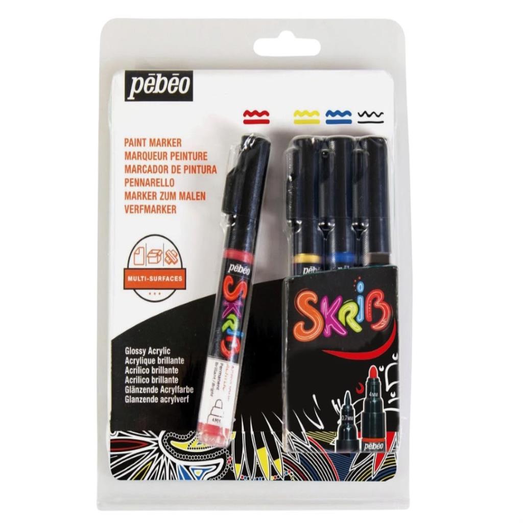 Pébéo Skrib Paint Marker Acrylic Set