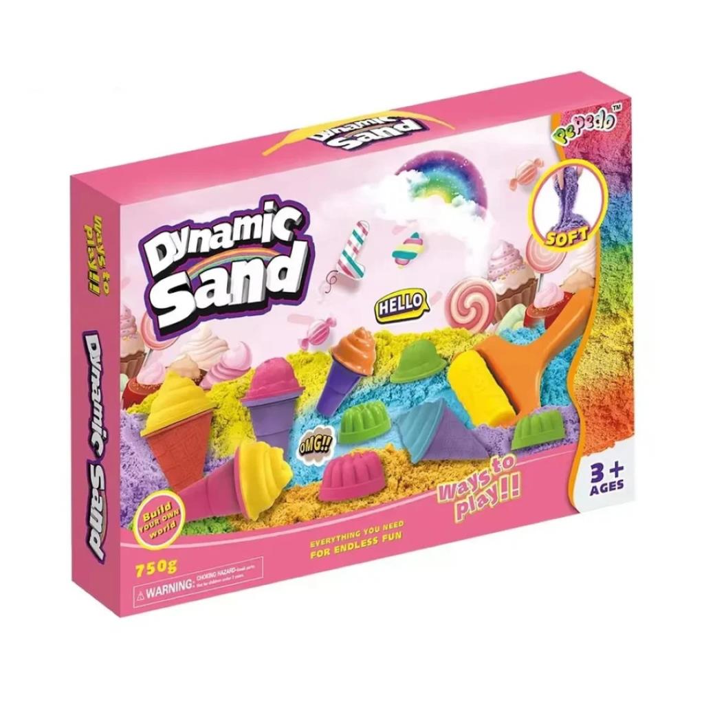 Dynamic Sand Ice Cream Play Set – 750g