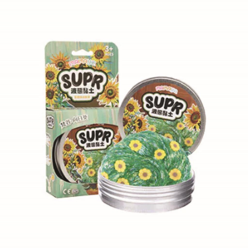 SUPR Crystal Slime – Flower Design Stretchy Slime