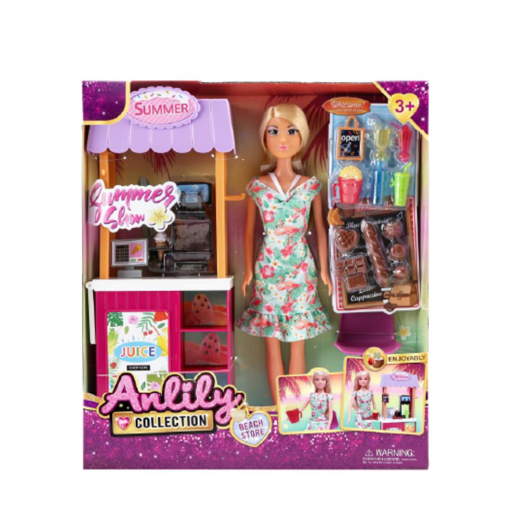 Anlily Beach Store Doll Set