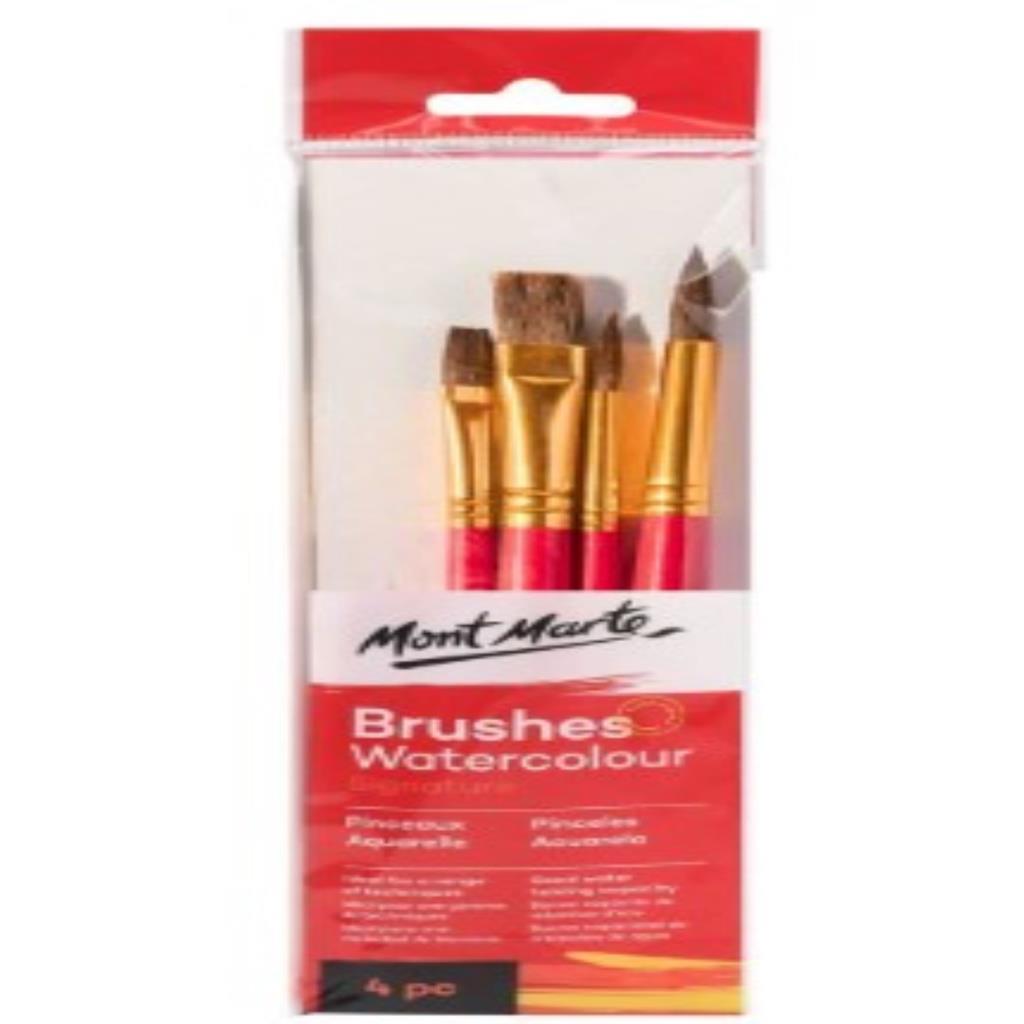 Mont Marte Gallery Series Brush Set Watercolour 4pce