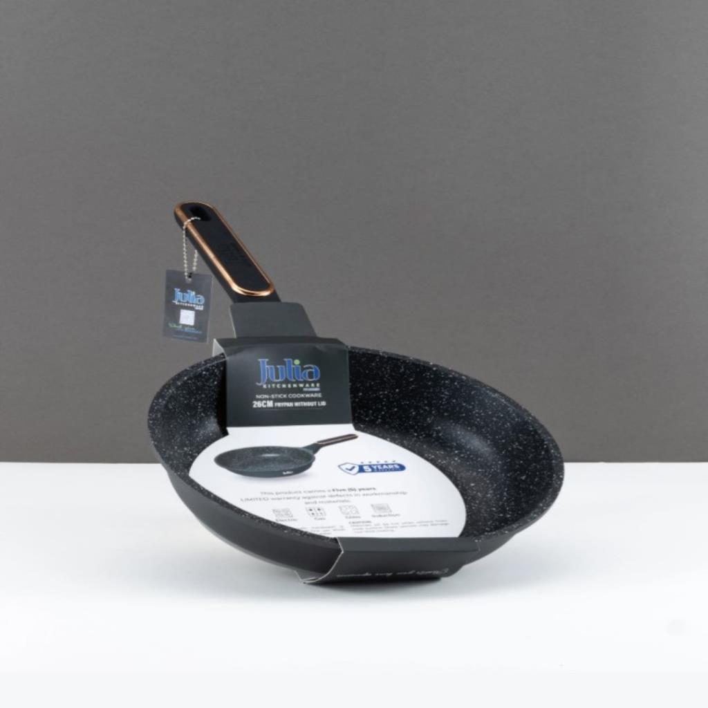 ELITE-PRO PLUS FRYPAN WITHOUT LID 26CM-BLACK