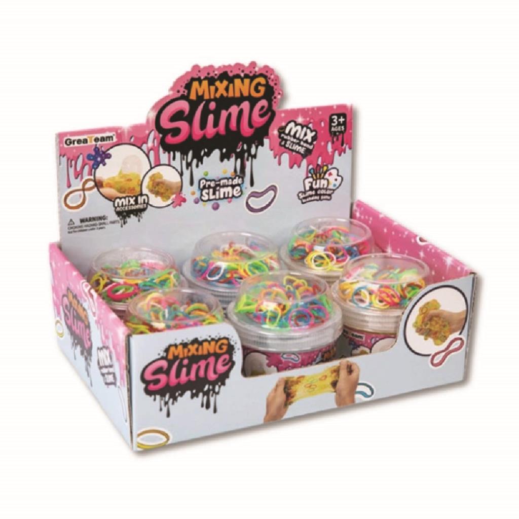 Mixing Slime Kit – Colorful Rubber Bands Slime Cups