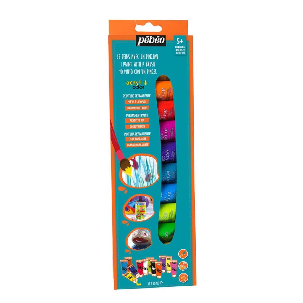 Pébéo Acry Color Acrylic Paint Set