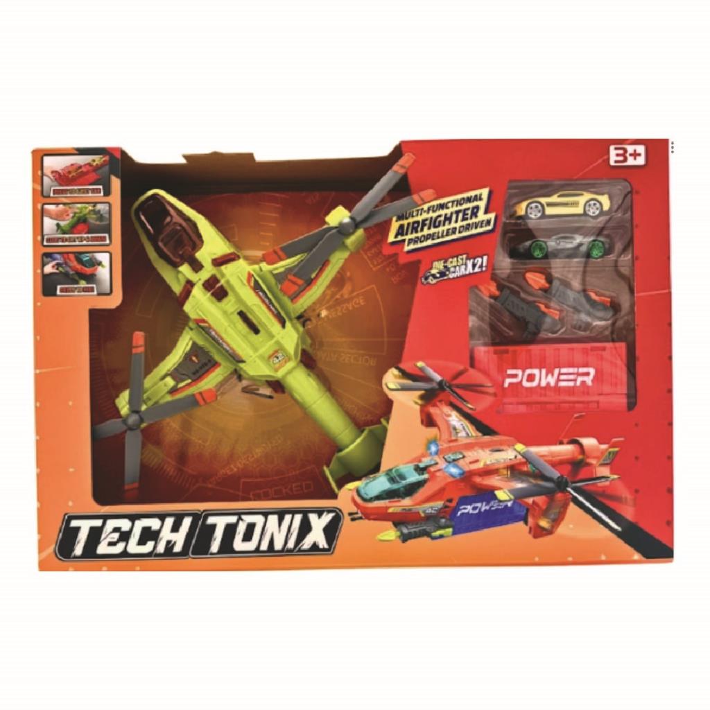 Tech TONYX Multi-Functional Air Fighter Playset with Die-Cast Vehicles