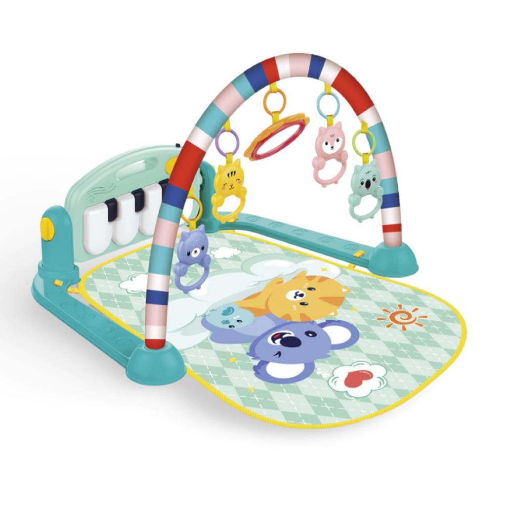 Baby Piano Play Gym & Activity Mat with Hanging Toys