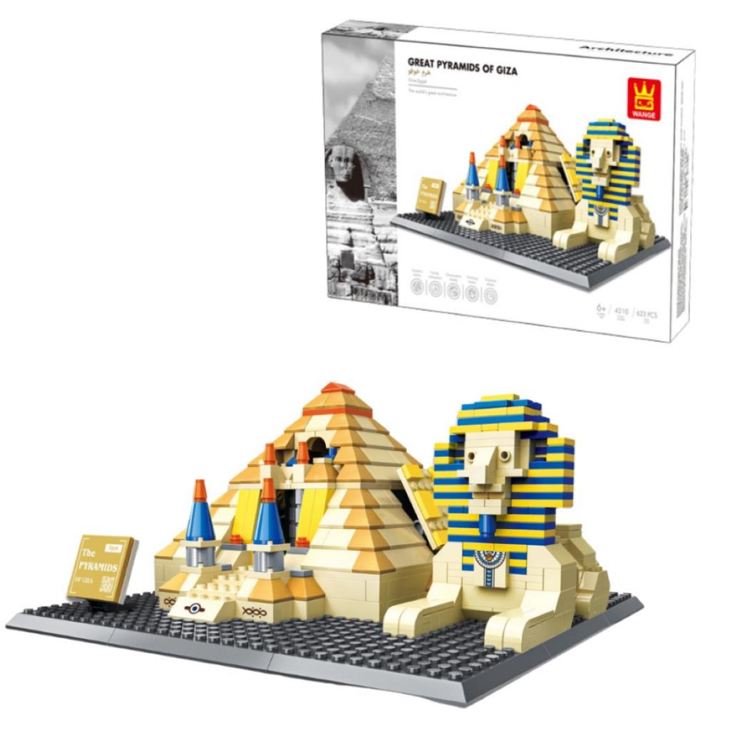 Great Pyramids of Giza Building Block Set – 623 Pieces