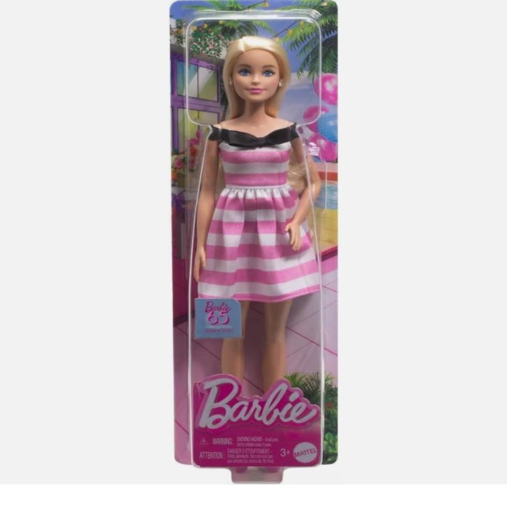 Barbie Fashion Doll – Logo Dress Edition