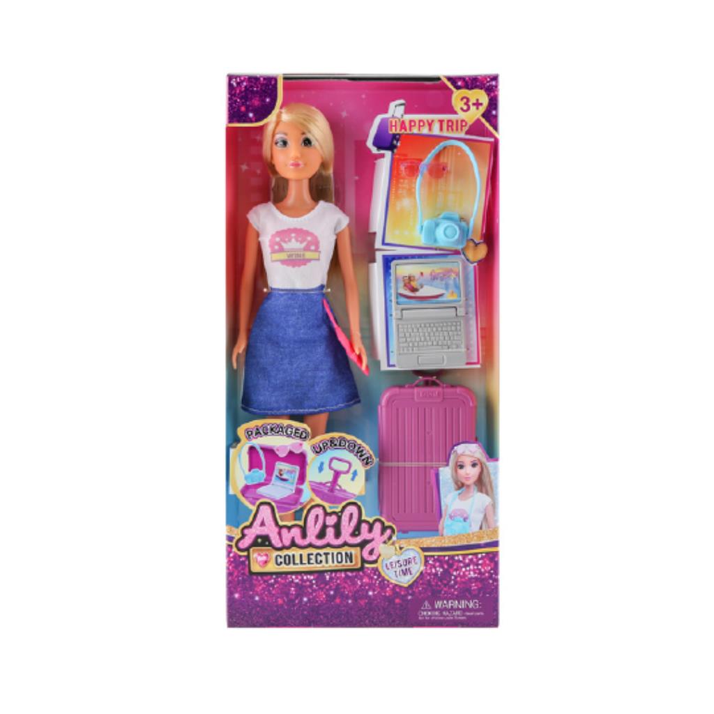 Anlily Happy Trip Travel Doll Set