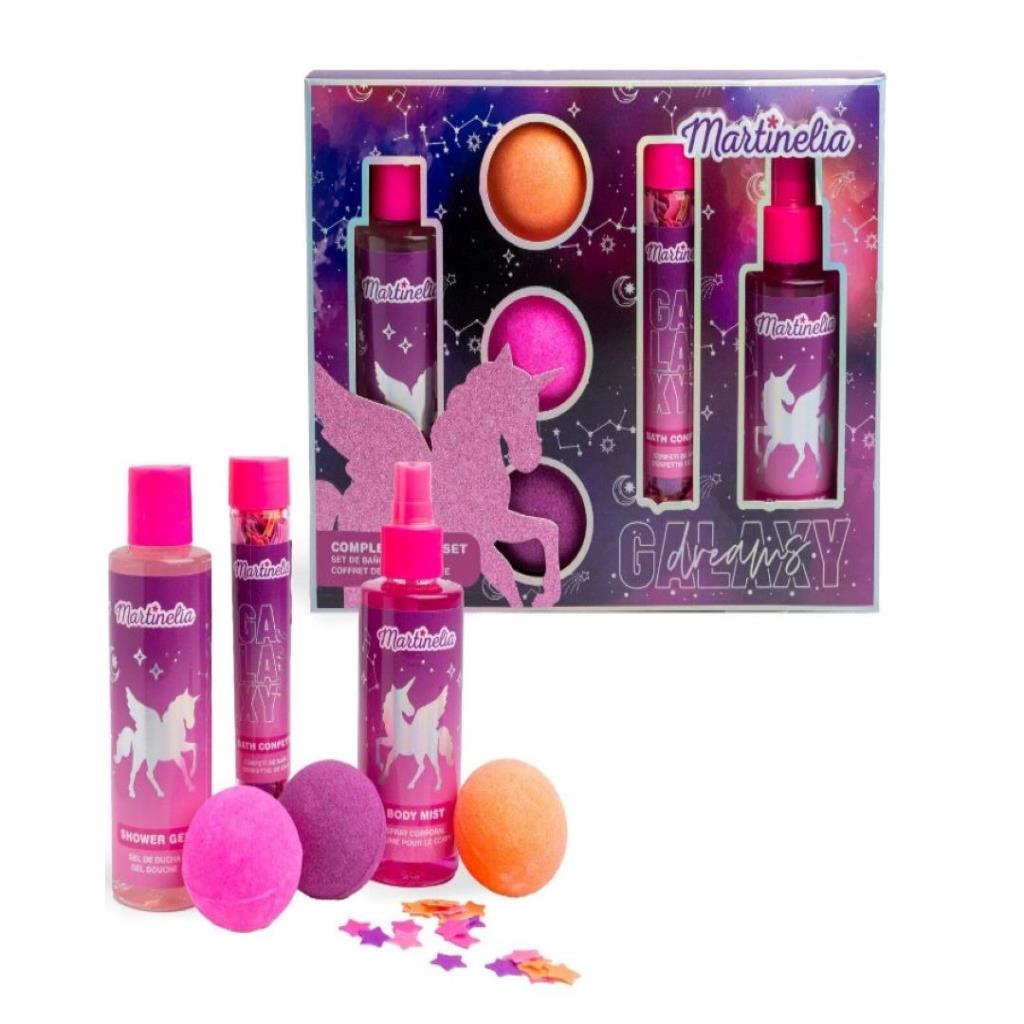  طقم الاستحمام والعناية Galaxy Dreamy Unicorn من Martinelia