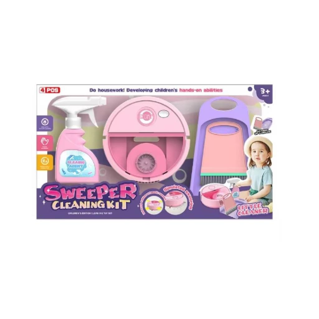 Kids Sweeper Cleaning Kit – 4 Pieces