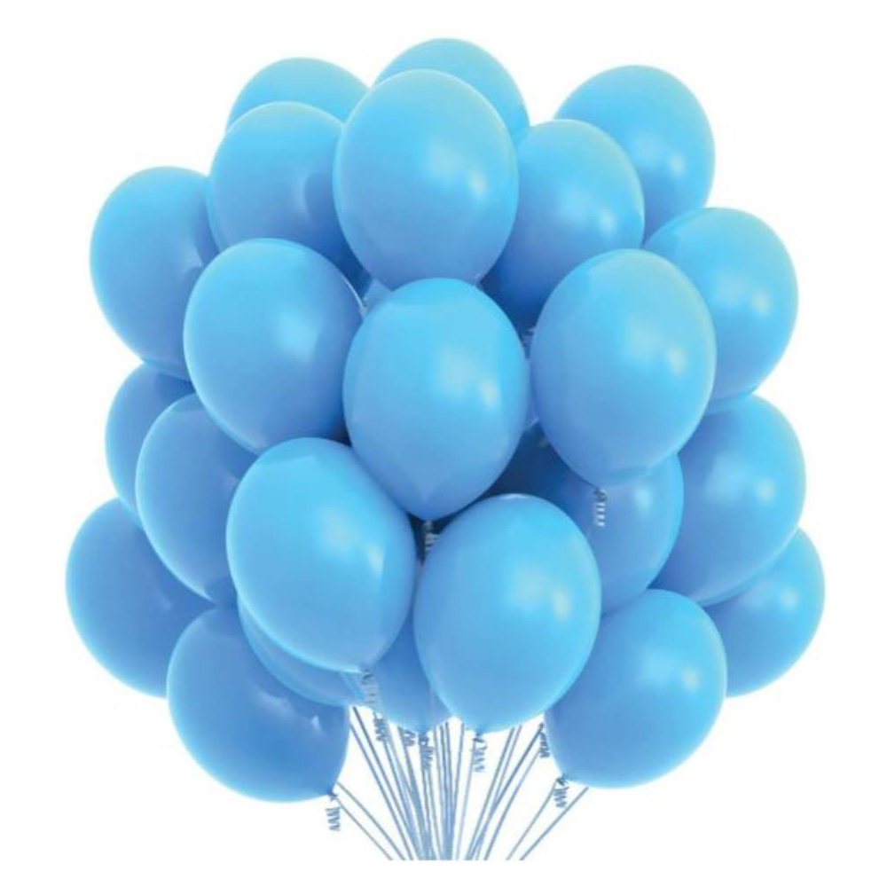 Light Blue Balloons 50 PCS