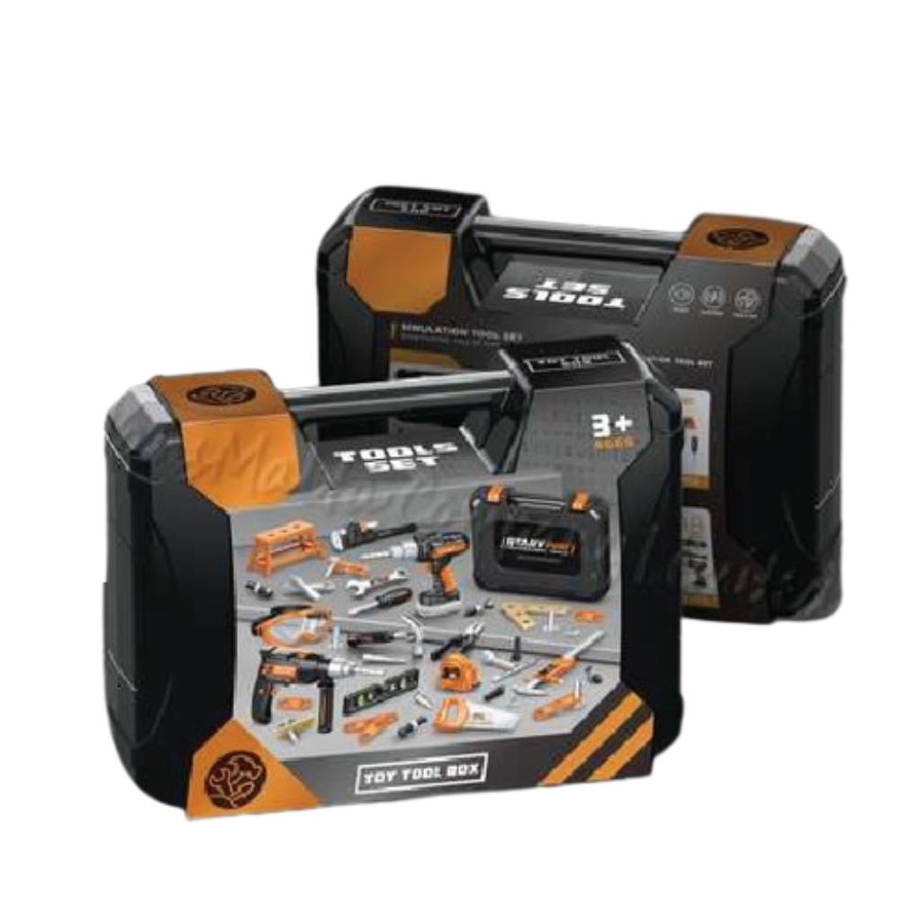 Toy Toolbox Set – 42 Pieces (for Ages 3+)