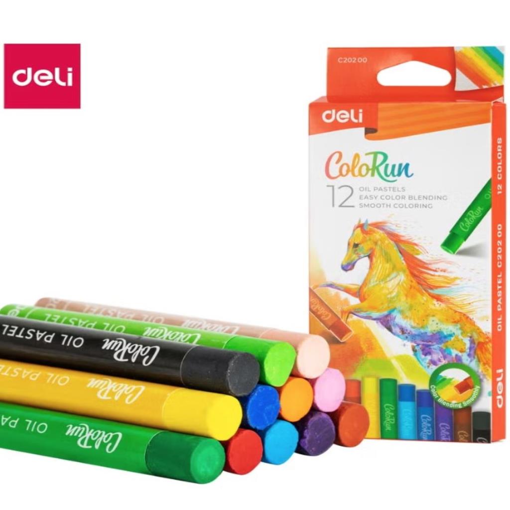 ألوان باستيل زيتي ديلـي – ١٢ لون (سلسلة Colorun)