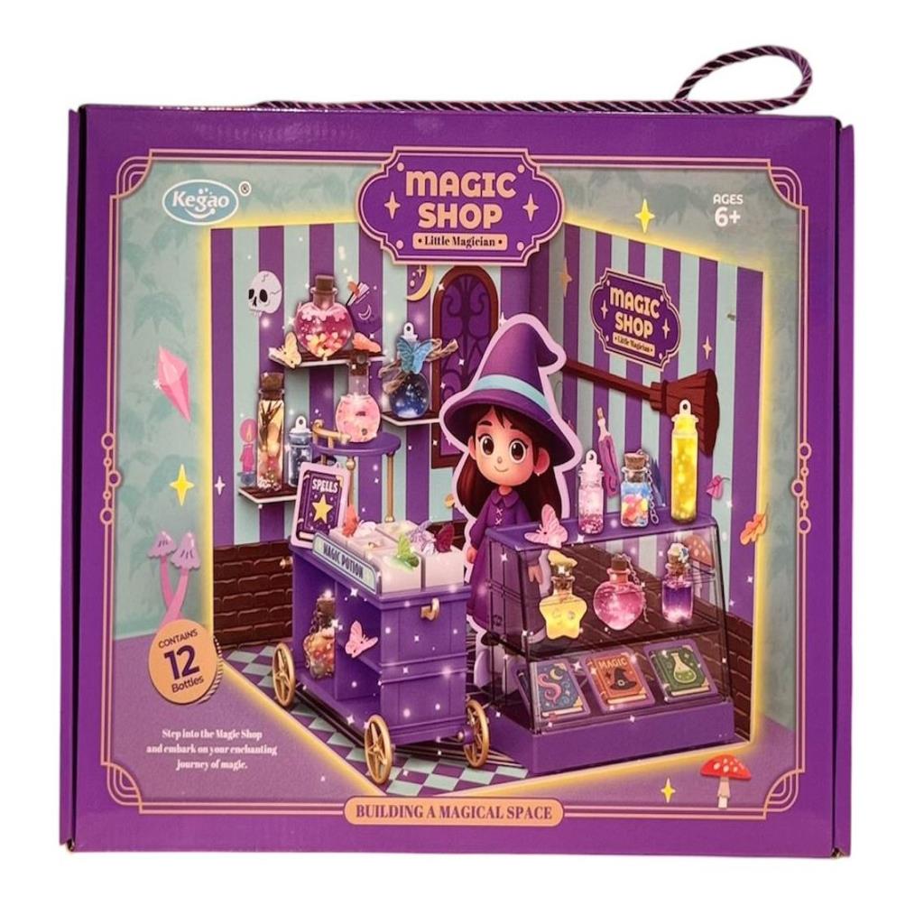 Magic Shop Playset – Little Magician Potion Kit with 12 Bottles