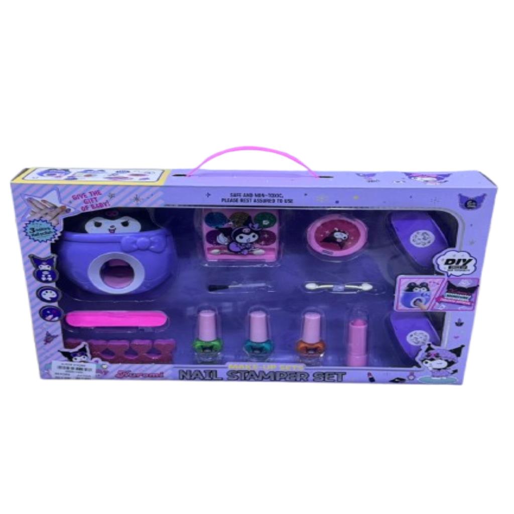 Kuromi Nail Stamper Set – Kids Makeup & Nail Art Kit
