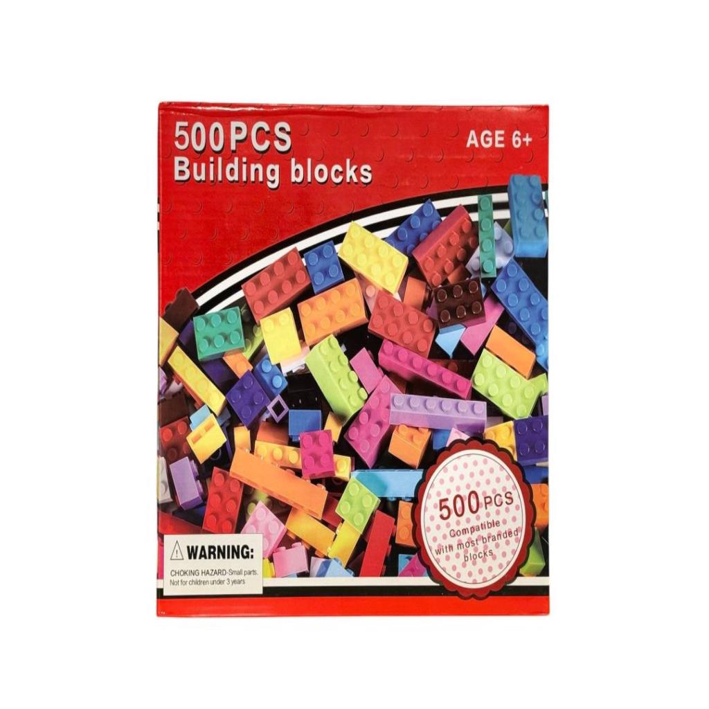 500PCS Building Blocks Set – Creative Construction Bricks for Kids