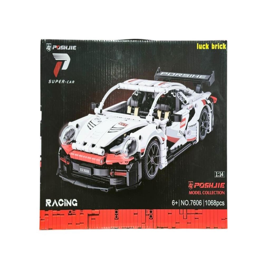 Poshjie Racing Super Car Building Blocks Set – 1068 Pieces