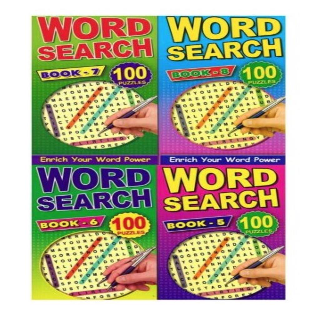 Word Search Puzzle Book Set