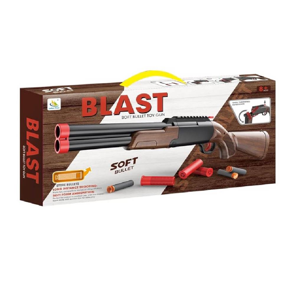 Double Barrel Soft Bullet Shotgun