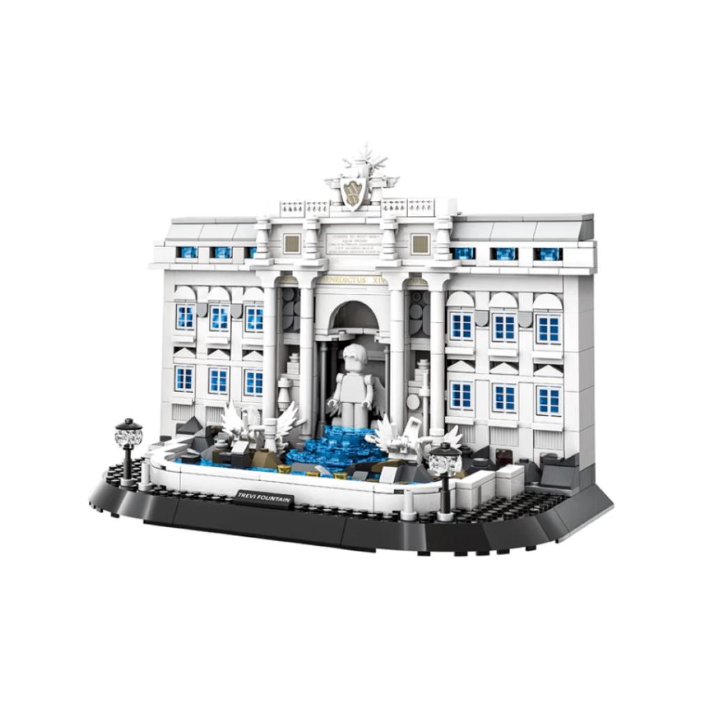 Trevi Fountain Architecture Building Block Set – 650 Pieces