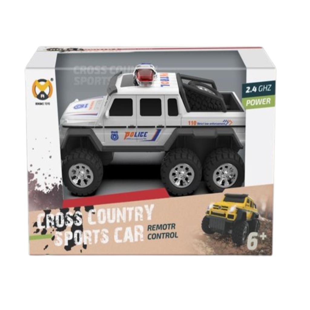 6-Wheel Police RC Off-Road Truck