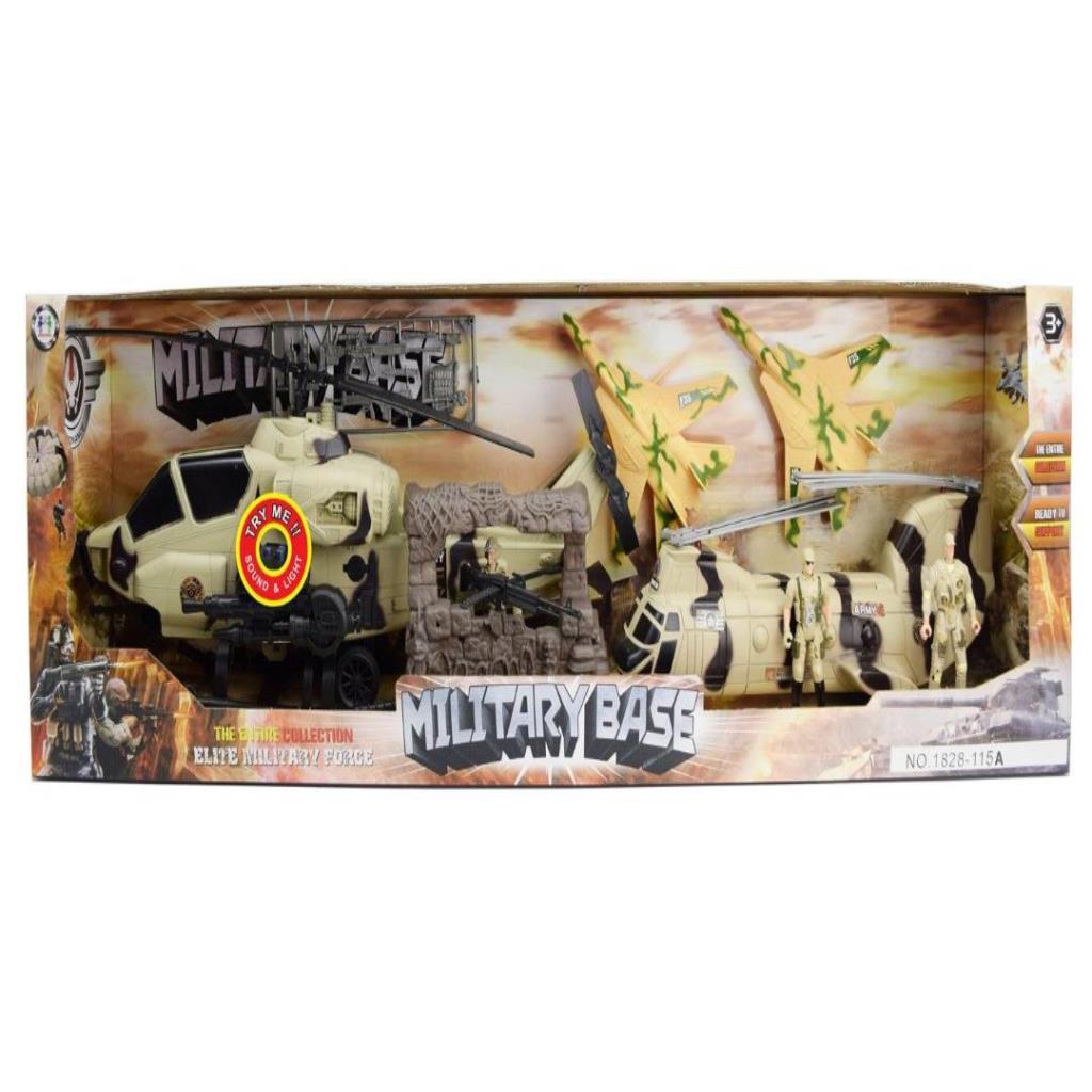 Military Base Elite Force Combat Playset