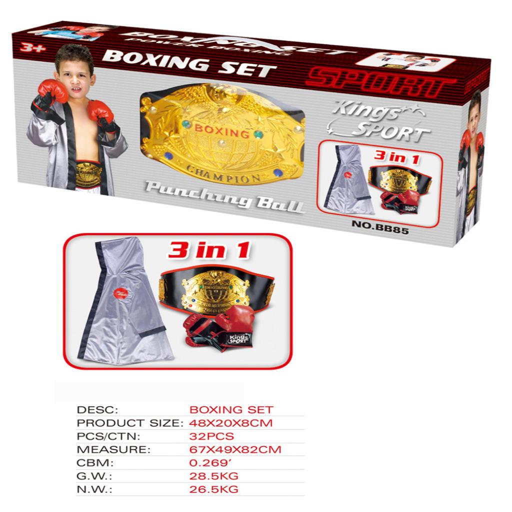 Boxing Gold Belt With Clothes