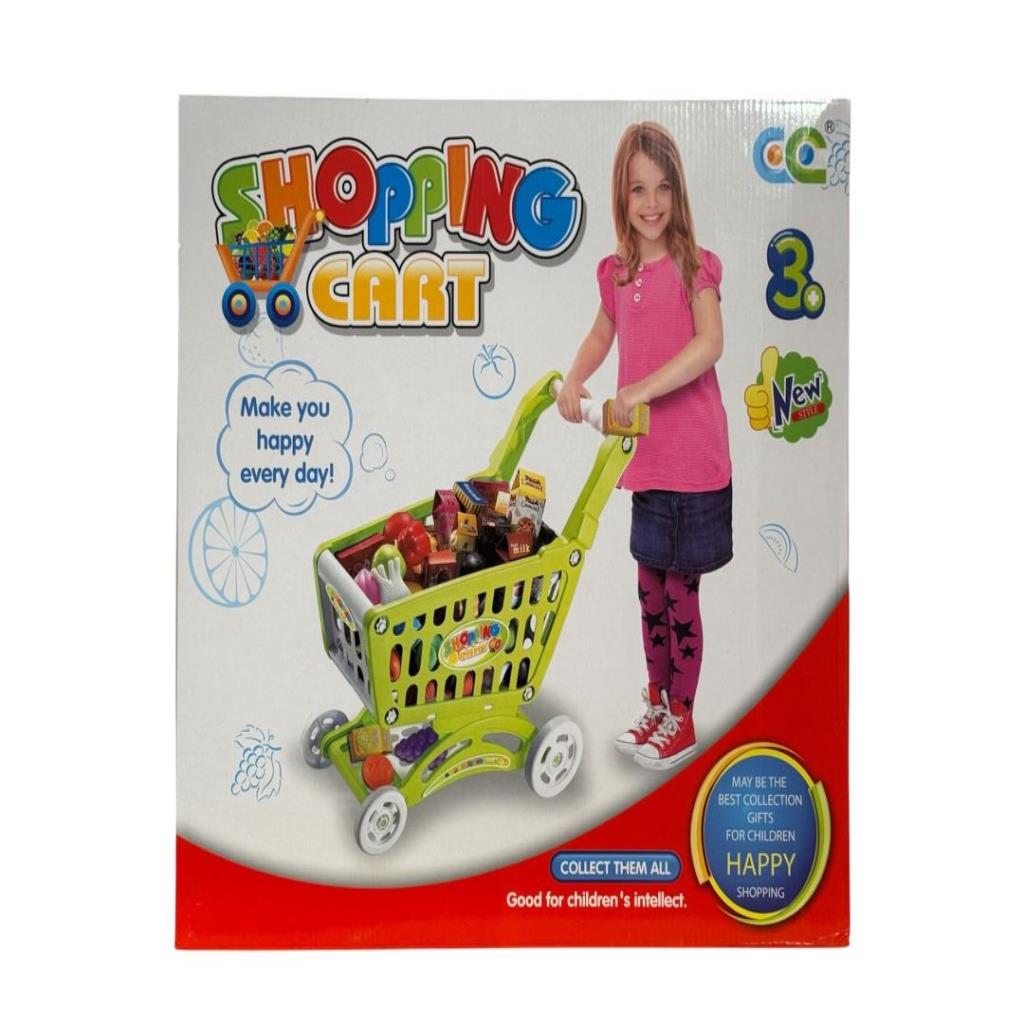 Kids Shopping Cart Play Set