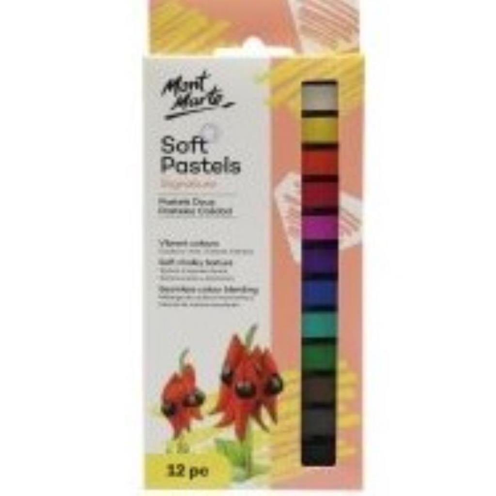 Mont Marte Soft Pastels - Colour 12pc