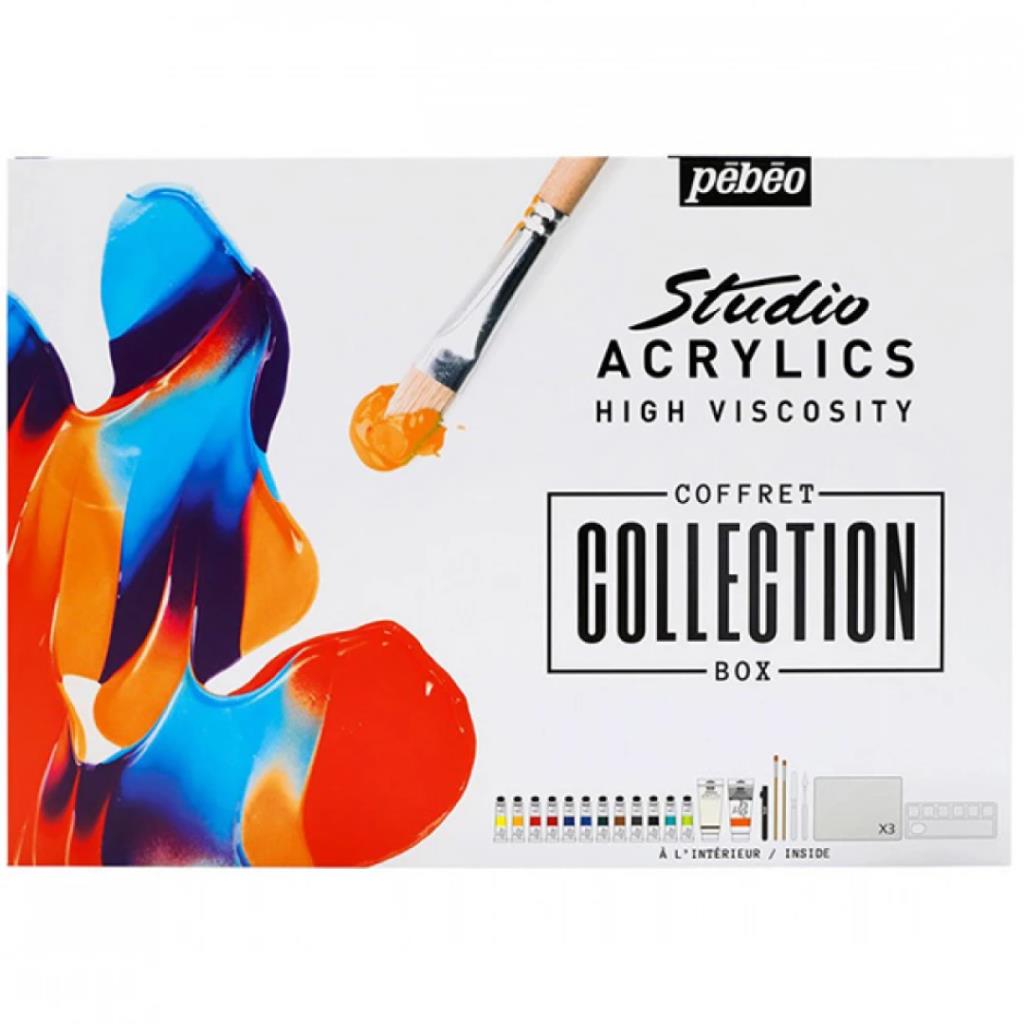 Pébéo Studio Acrylics High Viscosity Collection Box