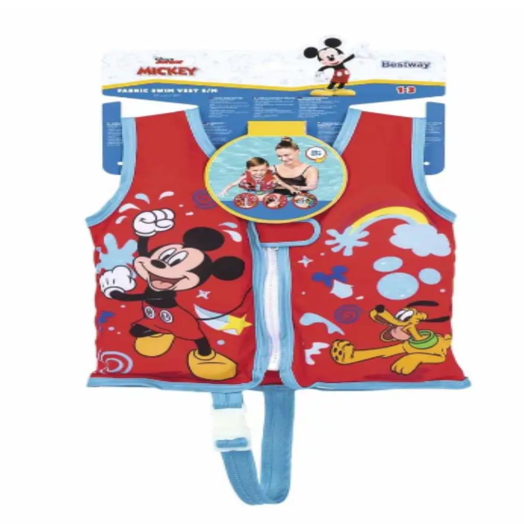 Bestway Mickey & Friends Swim Safe Fabric Vest 51cm S-M