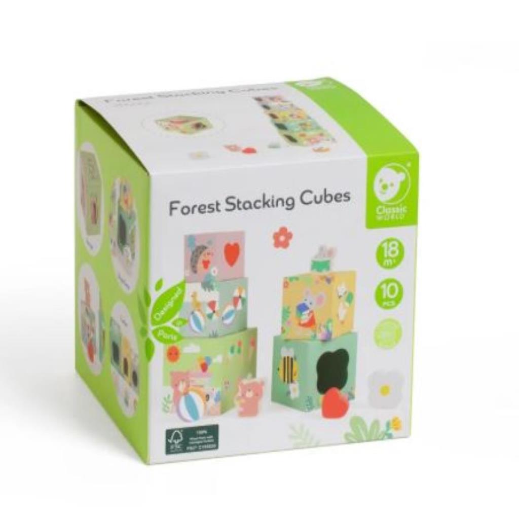 Classic World - Forest Stacking Cubes