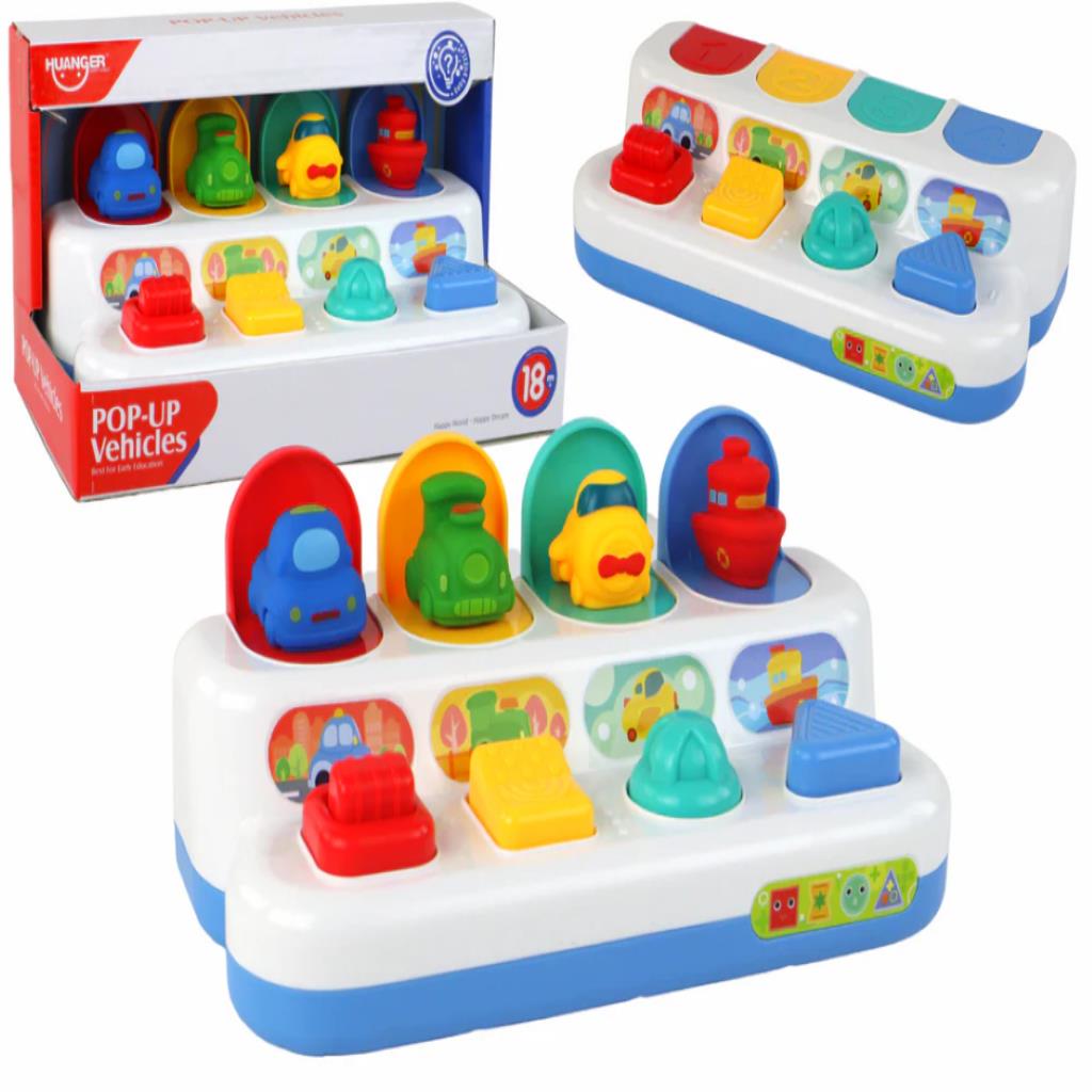 Pop-Up Vehicles Educational Toy