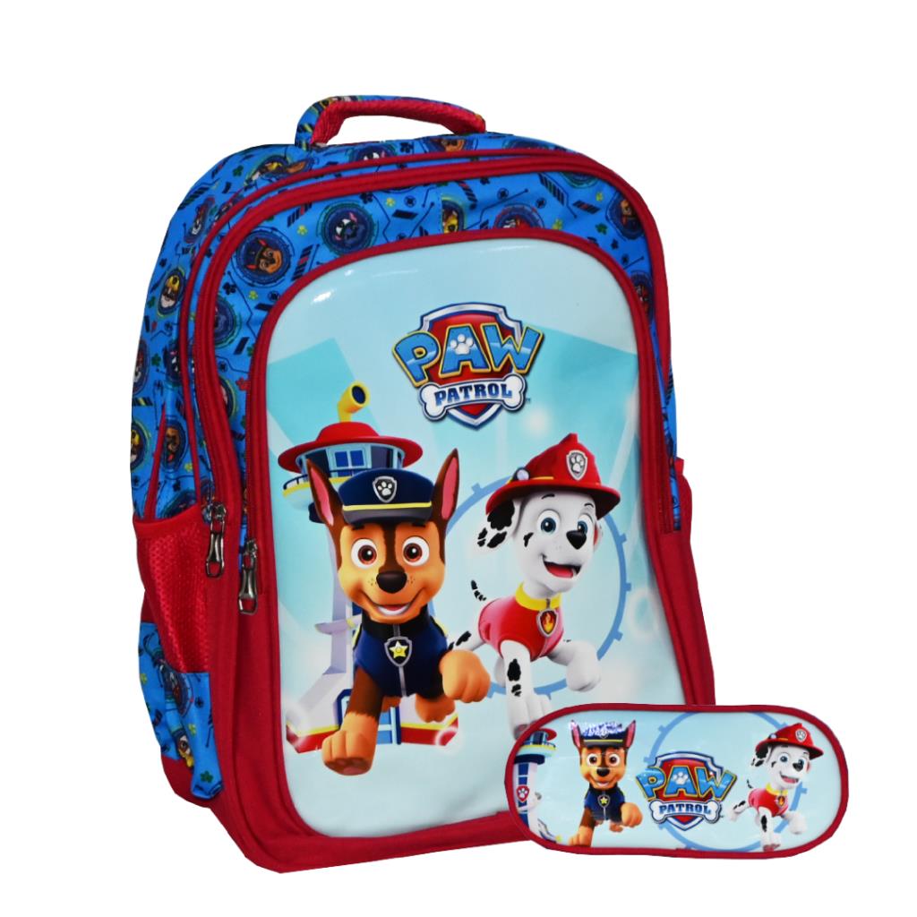 Paw Patrol School Backpack with Pencil Case - 18 Inch